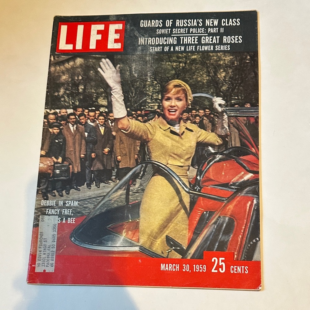 Vintage LIFE Magazine Debbie Reynolds March 30, 1959